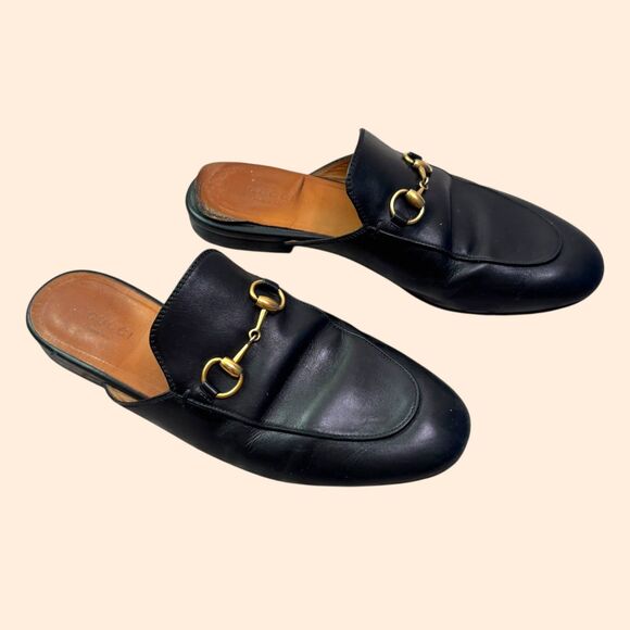 Gucci Princetown Mule Loafers - Picture 1 of 11